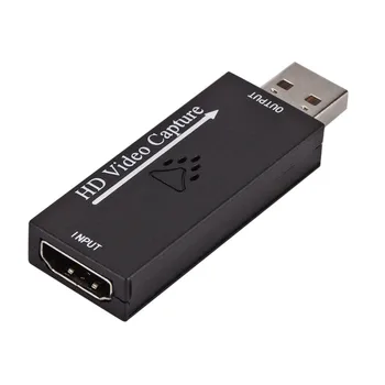 

Video Capture Card USB 2.0 HDMI Video Grabber Record Box For PS4/xbox/switch Game For OBS live recording box DVD HD Camcorder