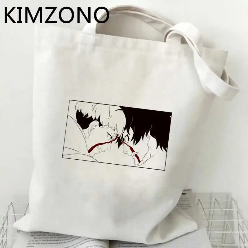 Devilman Crybaby Shopping Bag Shopping Bolsas De Tela Ricicla Borsa Bolso Borsa In Tela Di Cotone Pieghevole Bolsa Compra Sac Toile