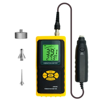 

Digital Vibration Meter Analyzer Handheld Vibrometer Vibration Test Tool Meter AR63B --M25