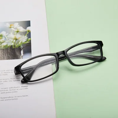 Black TR90 Anti Blue Light Glasses Men High Quality Reading Glasses Eyewear Computer Presbyopic Gaming Eyeglasses for Women+2.0 2.5 - Цвет оправы: Black
