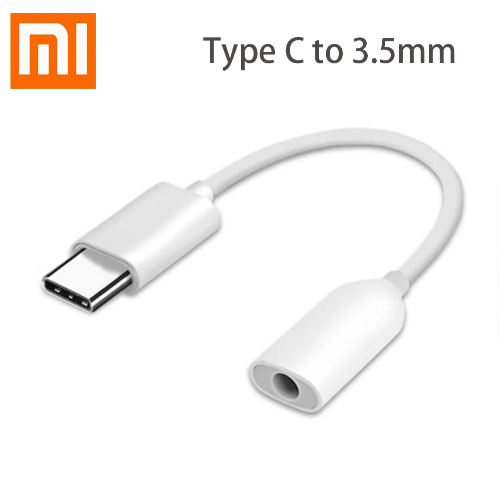 Оригинальный адаптер для наушников Xiaomi Mi 9 9se USB3.1 Тип C до 3 5 мм гнездовой кабель