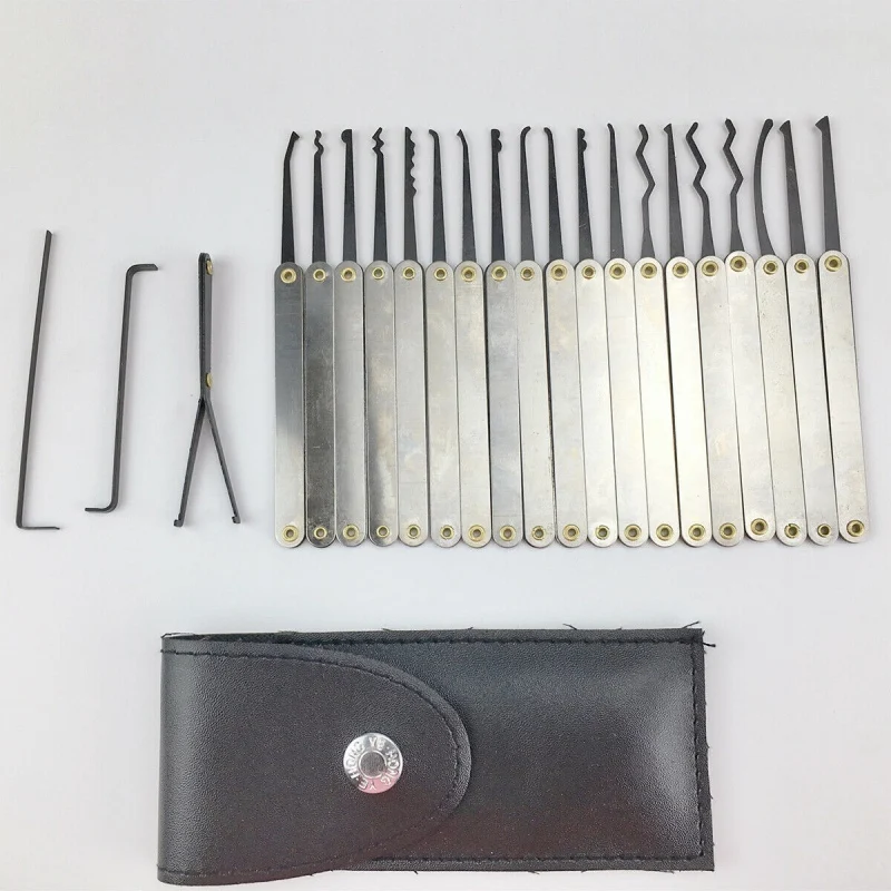 

22 Pcs Premium Lockpicking Set, Transparent Training Padlock Practice Guide For Beginner Unlocking Tools Exploration Tools