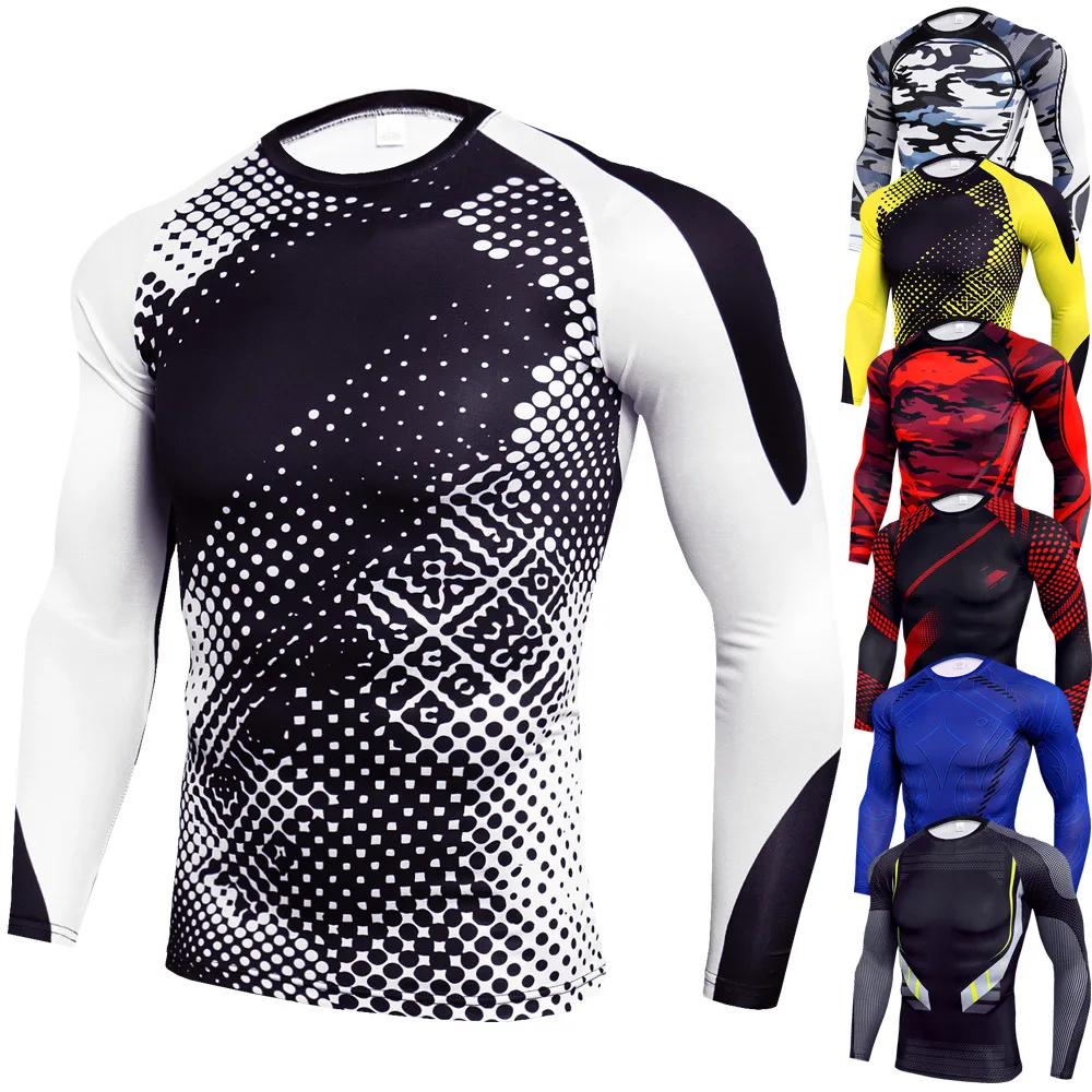 Мужские футболки для занятий спортом на открытом воздухе хлопковые бега тонкие