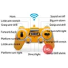 Large 61CM 17CH Alloy Remote Control Excavator Backhoe Truck Model 2.4G 30MINS Sond Light RC Truck 3-Type Engineer Vehicle Moel 6