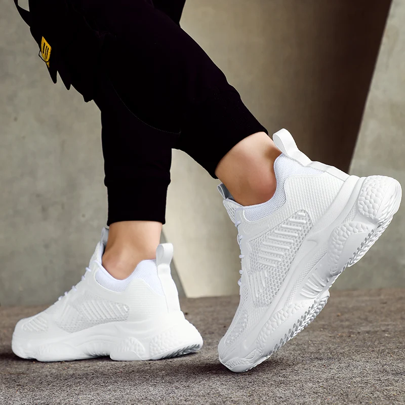 

2019 summer new style mens sneakers sports mens designer shoes fashion wild casual tide shoes men white platform sneakers