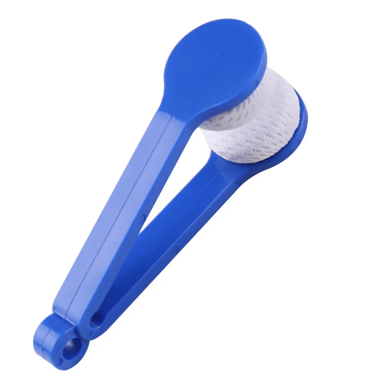 Mini Two-side Glasses Brush Microfiber Spectacles Cleaner Glasses Cleaning Rub Cleaner Eyeglass Cleaner Brush Screen Rub