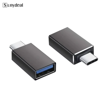 

USB C HUB Type C Spliter Adapter Thunderbolt 3 To USB 3.0 OTG Converter Aluminum for MacBook Pro Samsung S9 S10 Google Pixel