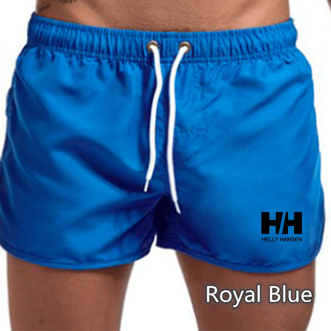 Pantalones cortos de chándal informales para hombre, shorts de verano para correr, de talla grande, cintura elástica, transpirables, para playa, novedad