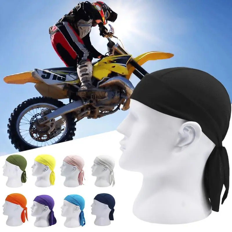 

Cycling Caps Outdoor Riding Quick-drying Sports Headband Moisture Wicking Breathable Sunscreen Hood Pirate Scarf Small Hat