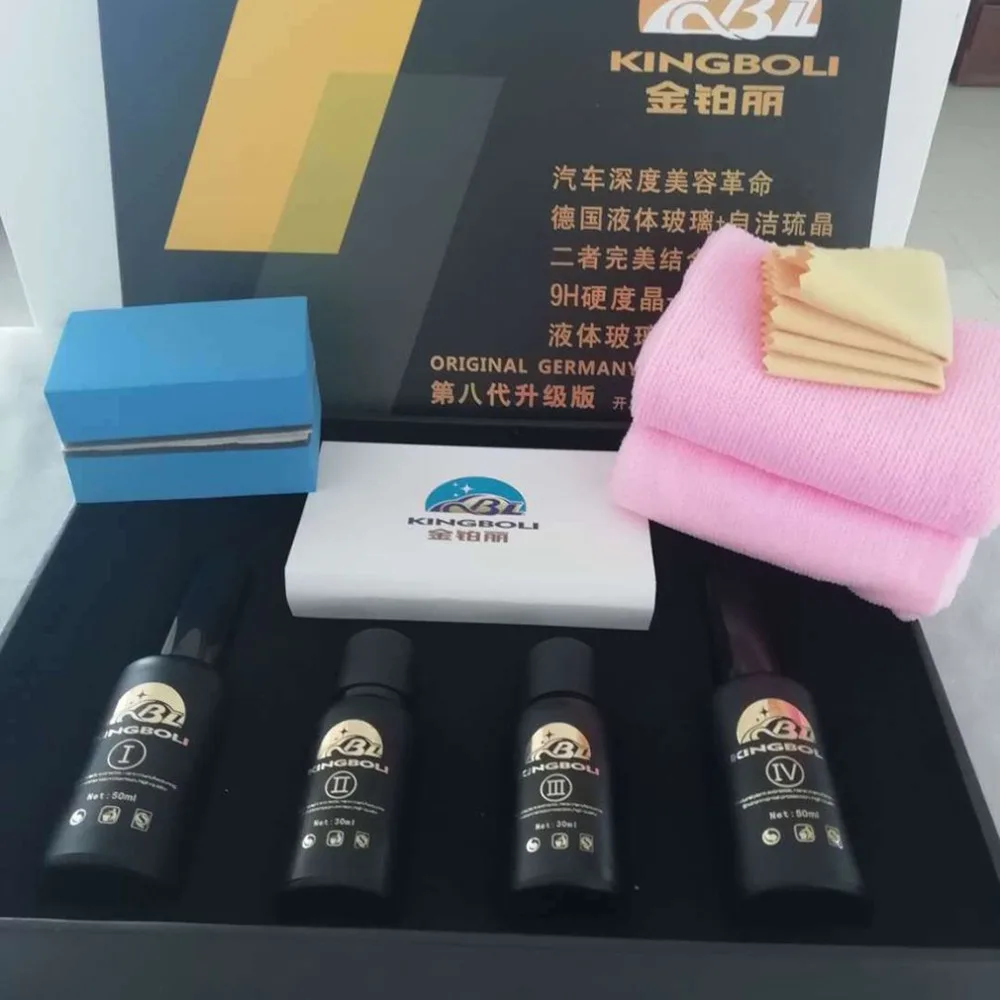Новинка Авто красота 4 комплекта Графен нано-покрытие кристалл супер гидрофобное нано-покрытие краска осветляющая затопление нано