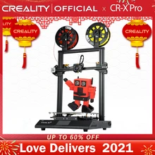 Creality 3D CR-X Pro 3D Printer Met Dual Kleur, bl Touch Stille Moeder Board Meanwell Voeding En 2Kg Pla Filament