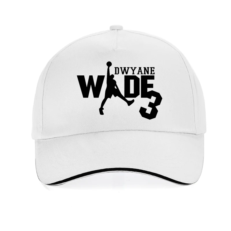 Модные мужские бейсболки с принтом Dwyane Wade, Регулируемая Кепка, повседневная Кепка унисекс, бейсболки