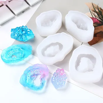 

Irregular Icicle Cutting Shape Necklace Silicone Mold For DIY Resin Decorative Craft Jewelry Making Mold Epoxy Resin Molds