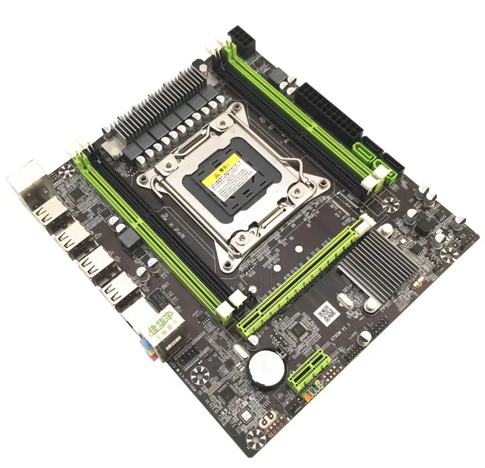 Материнская плата X79SM для настольных ПК поддерживает 8 ядер 2011 pin DDR3 ПАМЯТЬ HM65 чип