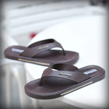 

Men shoes Arrival Summer Men Flip Flops High Quality Beach Sandals Anti-slip Zapatos Hombre Casual Shoes Wholesale 42