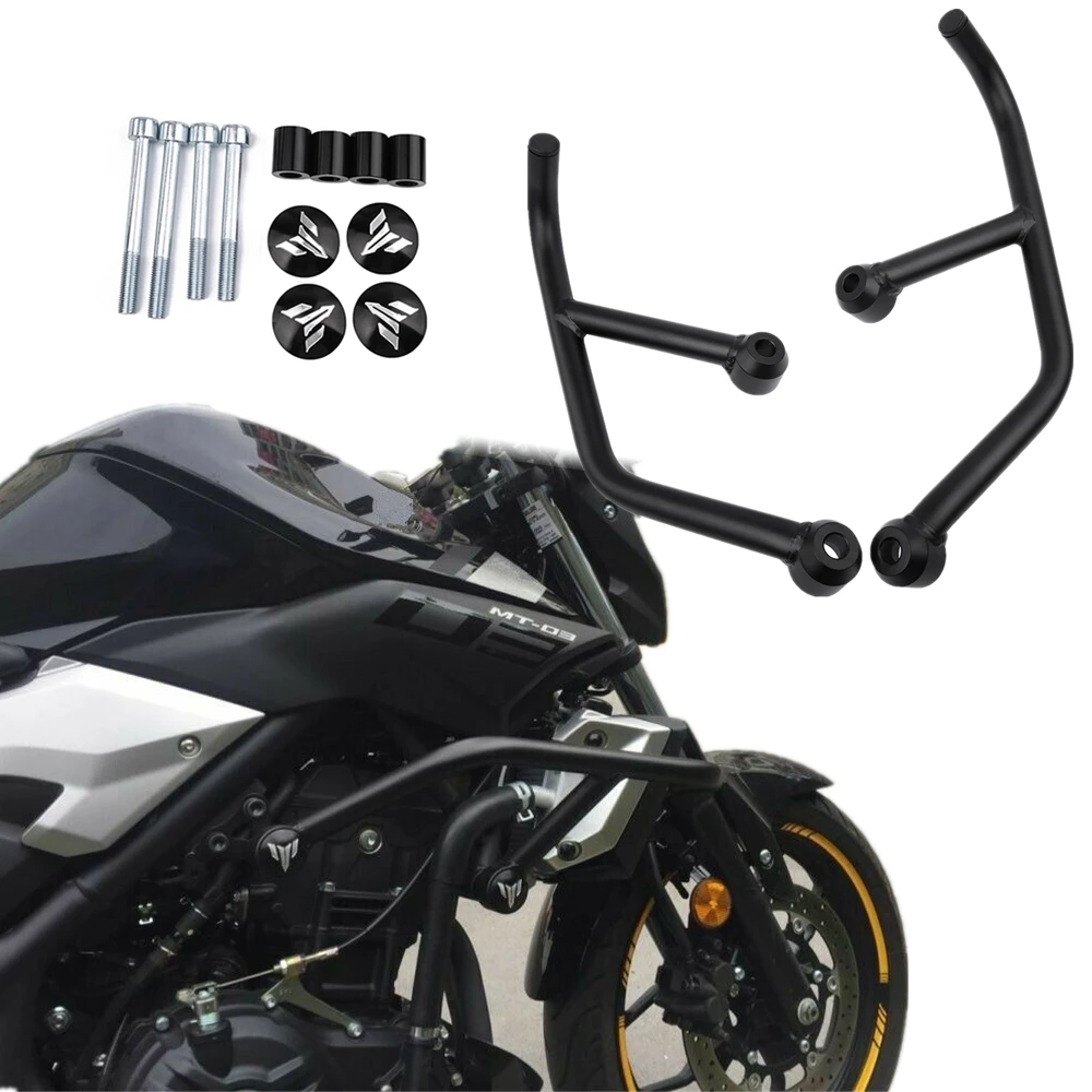 

Для Yamaha MT-03 2015-2023 шоссе защита двигателя полоса защиты бампера рамы мотоцикла защита для MT 03 MT03 2022 2021 аксессуары