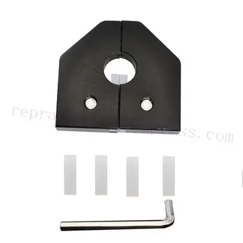 

Broken 3D Printer Filament Connector, 1.75mm Filament Connector For Ender 3 Pro Anet 3D Printer Aluminum Block PLA ABS Filament