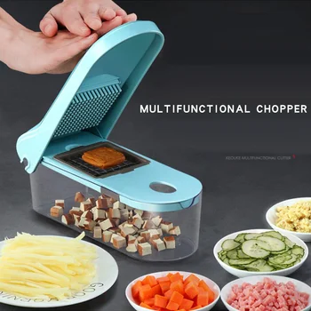

Kitchen Dicer household vegetable and fruit Dicer potato and cucumber slicer multifunctional slicer