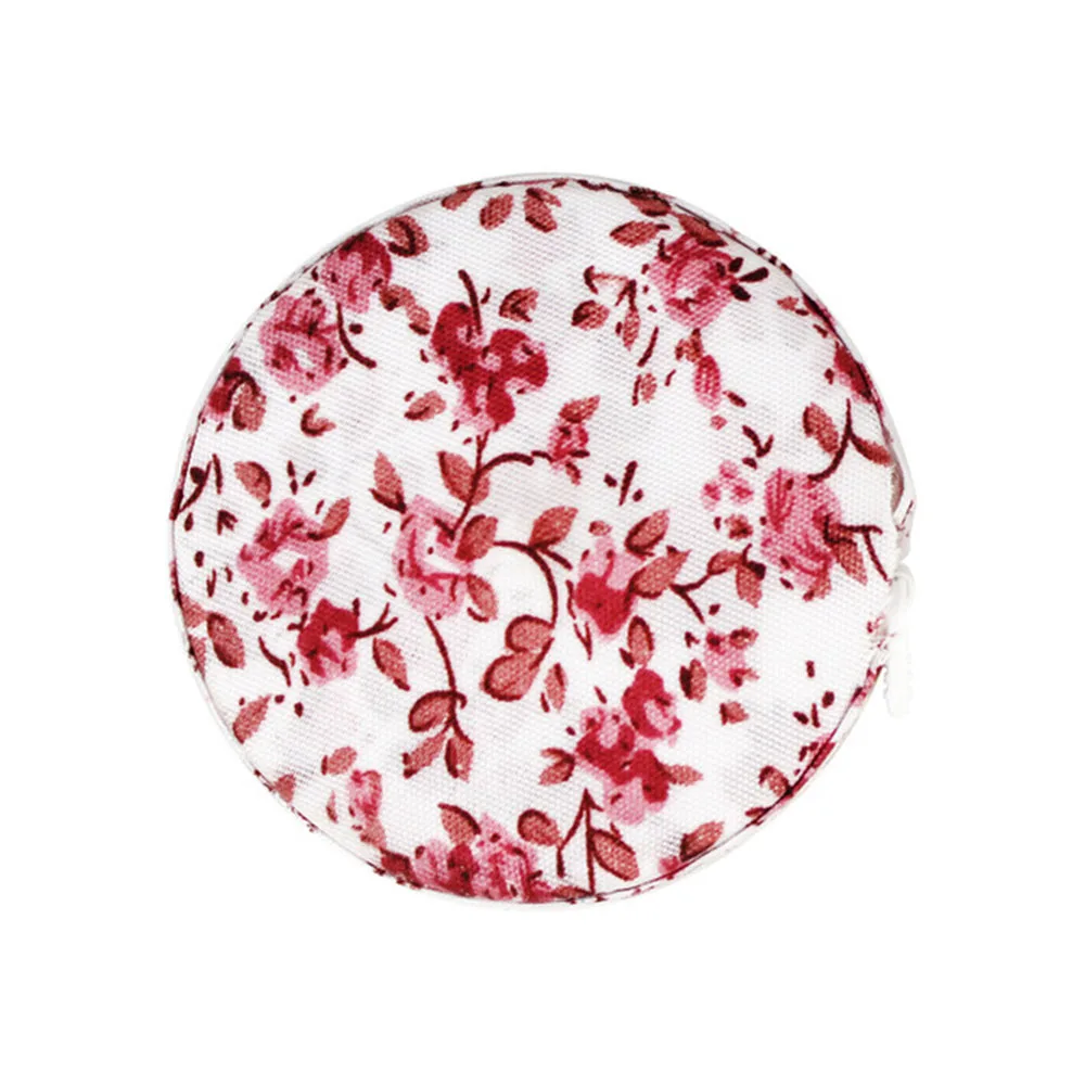 Rose flower 1 шт. 1,5 м Рулетка портативная фитнес-Измерительная Выдвижная линейка цветная печать точный сантиметр швейная лента - Цвет: Rose flower