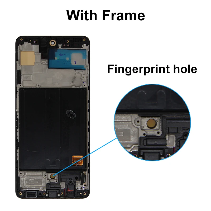 Super AMOLED For Samsung Galaxy A51 LCD A515F SM