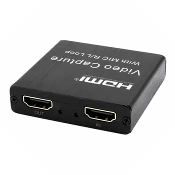 

USB2.0 Capture Card HDMI Video Game Converter with Loop Out HDMI to USB Capture Device