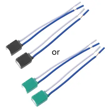 

Hot Selling 2pcs H7 Connector Female Ceramic Sockets Auto Car Bulb Lamp Adaptor With Wire
