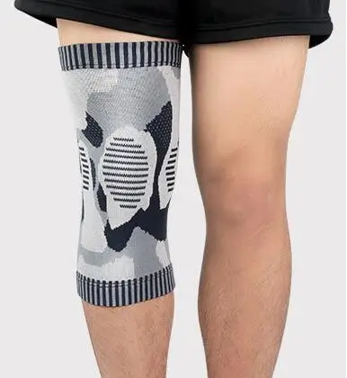 Fitness Running Cycling Knee Support Braces Elastic Nylon Sport Compression Knee Pad Sleeve for Basketball Volleyball - Цвет: GY
