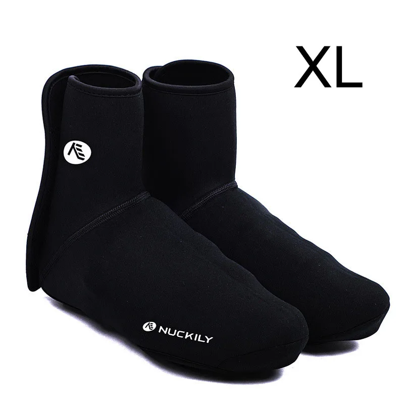 

1 Pair Autumn/Winter Bike High-top Riding Lock Shoe Cover Windproof Waterproof SBR Durable L / XL Shoe Covers