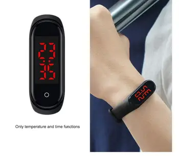 

Intelligent Sports Waterproof Bracelet For Temperature Measurement Smart Watch Waterproof Clock Display Sports Bracelet