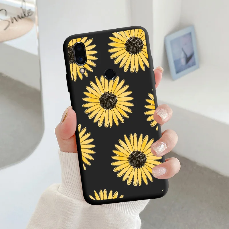 For Meizu note 9 Protective Shell Silicone Soft Shell Phone Case Candy Color Case Fashion Silicone Color Chrysanthemum meizu phone case with stones lock Cases For Meizu