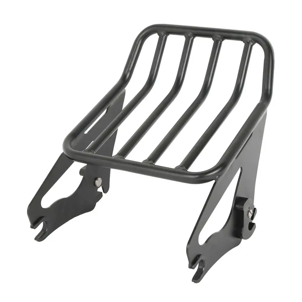 Motorcycle 2-Up Detachable Luggage Rack For Harley Touring Road King Street Glide Road Glide 2009-