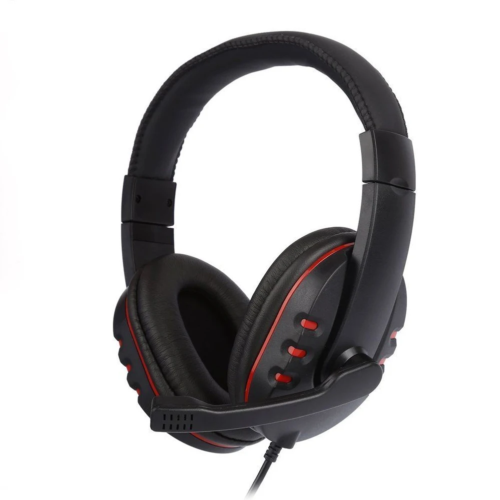 Universal Wired Computer PC Headband Headsets gamer Headphones With Mic 3 5mm