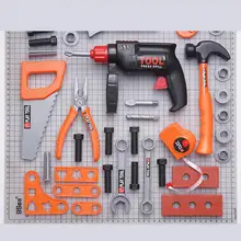 43 шт. игрушки в виде садовых инструментов для детей, набор инструментов для ролевых игр, набор инструментов для моделирования, дрель, отвертка, набор инструментов для ремонта, игрушки для дома, подарки