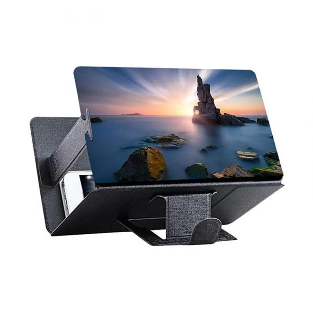 cell phone stand New Mobile Phone Screen Magnifier Holder 3D Enlarger Magnifying Video Amplifier Stand Projector Bracket Desktop Holder For Phone phone stands