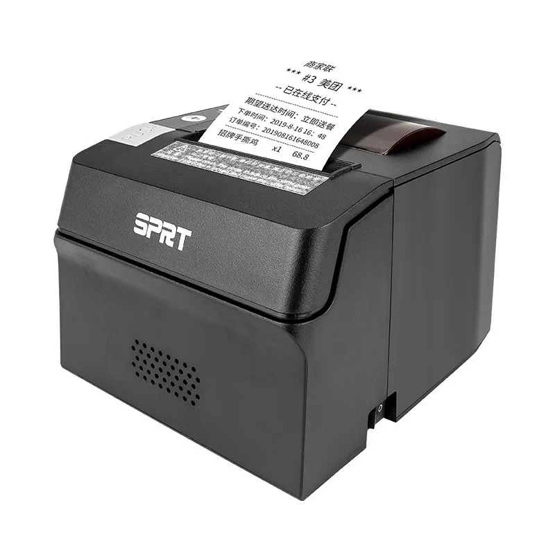 SPRT 80 мм Термальный чековый принтер, кухонный чековый принтер с автоматический резак USB+ Lan порт 250 мм/сек