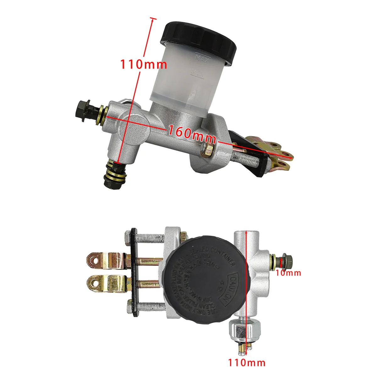 

Go Kart Buggy Brake Master Cylinder Hydraulic Pump for ATV 90 110 125 150 200 250CC Kandi BMS Roketa Kinroad Kazuma