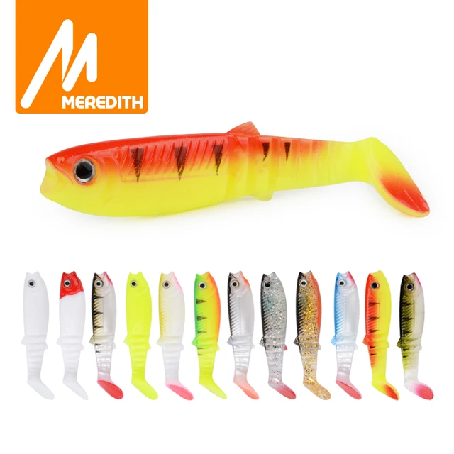 MEREDITH 3PCS 22g 12.5cm Cannibal Soft Lures Shads Fishing Fish