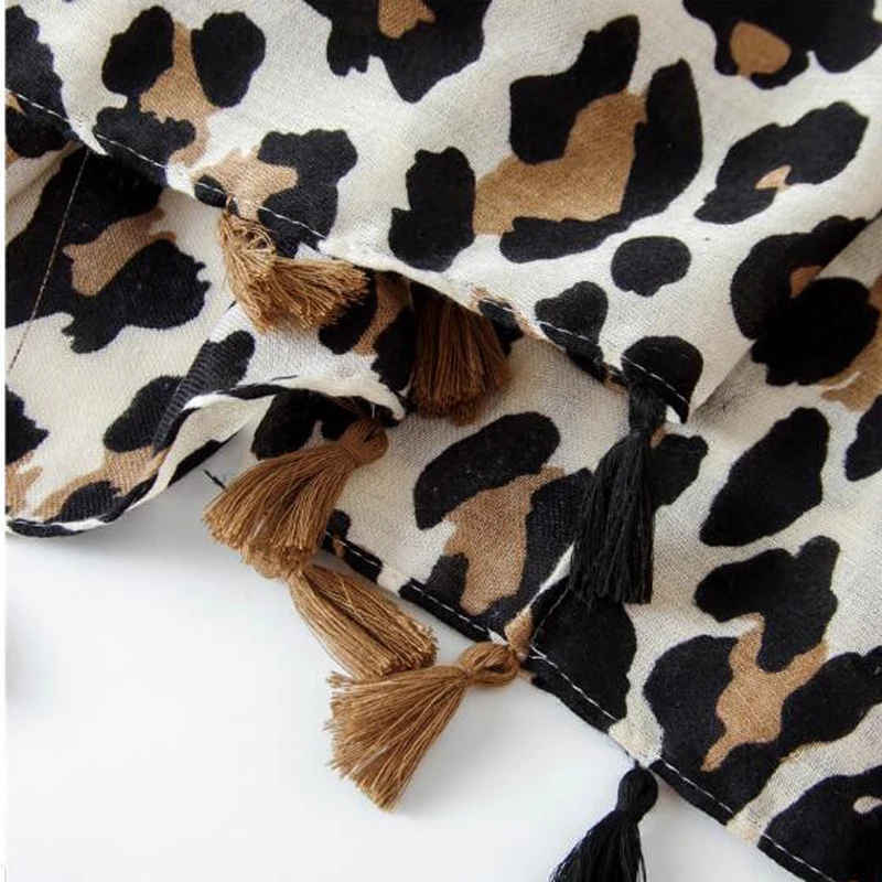 Fashion Ladies New Fashion Leopard Viscose Shawl Scarf Autumn Winter Muffler Headband Foulard Sjaal Wrap Hijab Snood  (2)