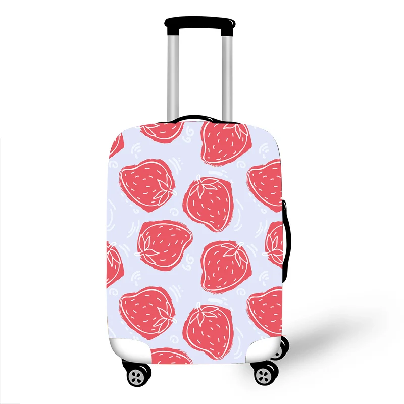 

Elastic Luggage Protective Cover Case For Suitcase Protective Cover Trolley Cases Covers 3DTravel Accessories Strawberry Pattern