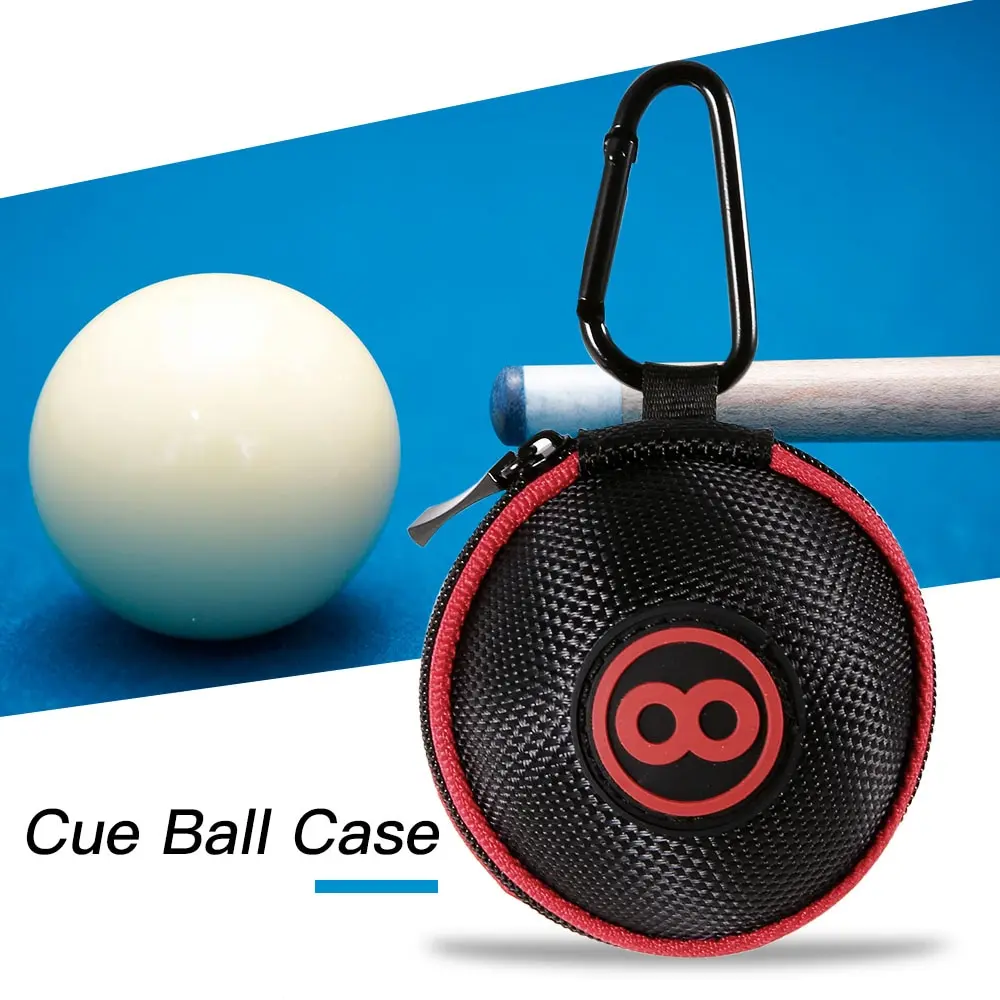 

Billiard Ball Bag Cue Ball Case Clip-on Attaching Pool Balls Holder Carrying Case Portable Billiards Protector Bag Accessory