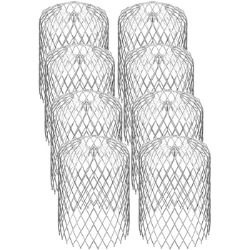 

8PCS Leaf Filter Mesh Anti-Leaf Filter Mesh Garden Eaves Drain Pipe Filter Cap Free Telescopic Filter Mesh