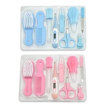 Детский Медицинский Набор для ногтей 9 шт./компл. Детский термометр для ухода за ребенком Ножницы сумка для хранения для малыша портативный YJW004