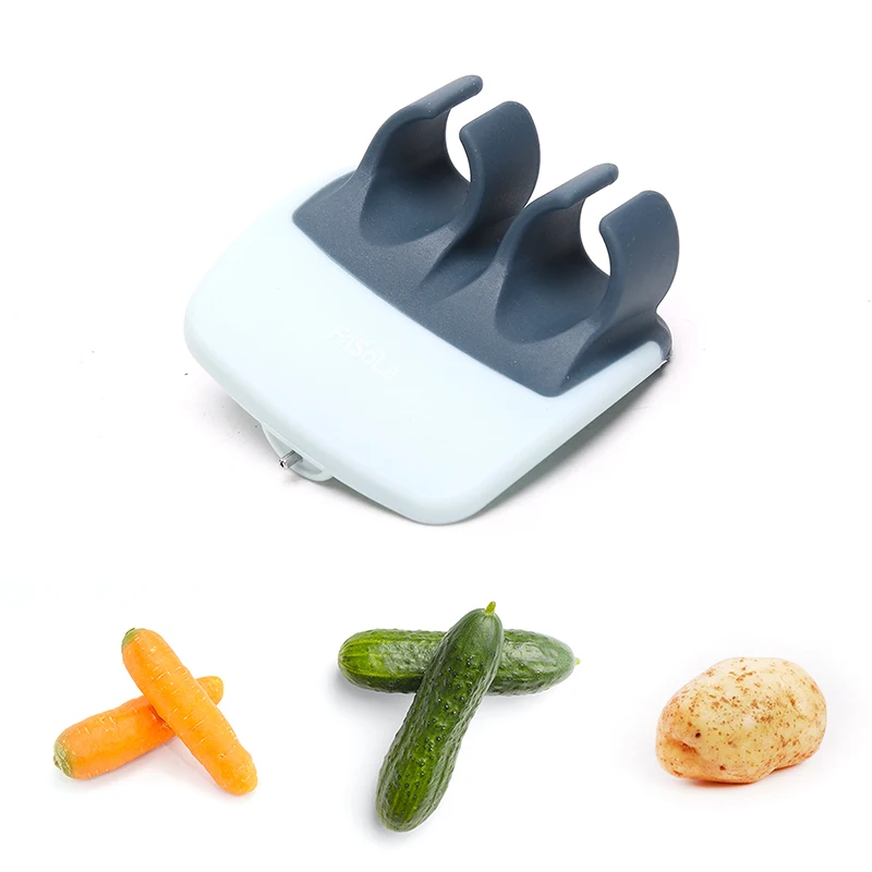 Kitchen Finger Vegetable Potato Peeler With Comfortable Rubber Finger