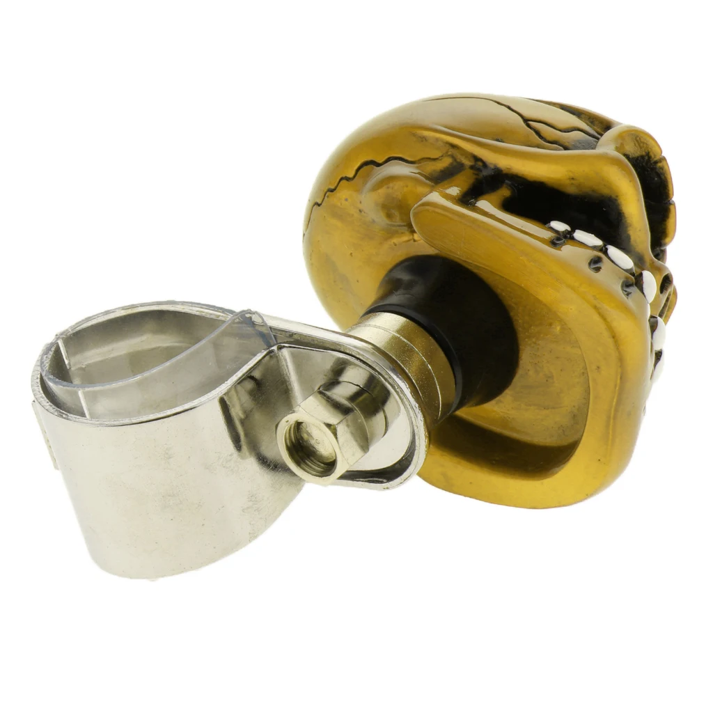 1PC Skull Head Car Steering Wheel Spinner Suicide Knob Handle Booster