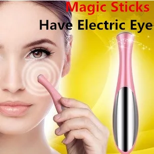 

Skin Beauty Care Mini Massage Device Electric Eye Massager Facial Vibration Thin Face Magic Stick Anti Bag Pouch &wrinkle Pen