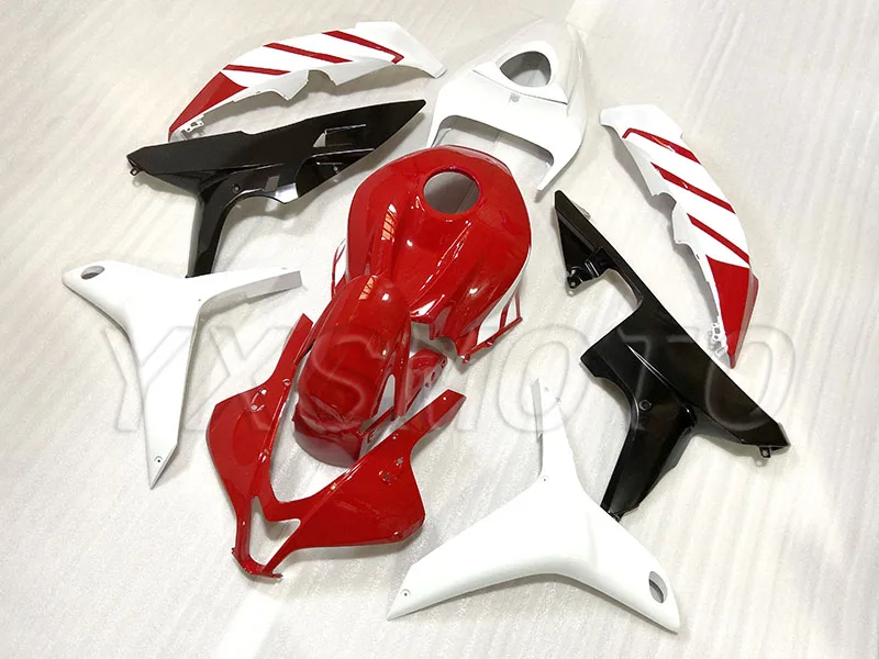 Абсолютно мотоциклетный полный обтекатель комплект для Honda CBR600RR F5 2007 2008 CBR600 RR 07 08 ABS пластик инъекции Красный Белый Кузов - Цвет: Красный