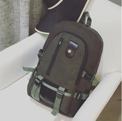 Vintage Canvas School Backpack College University Middle High Student Fashion Bagpack Couples Bags Waterproof Laptop Backpacking