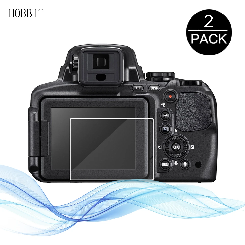 2 uds para Nikon B500 B700 P900 P900s P610 P600 J5 J4 V3 A1000 A900 A300 A100 A10 P7800 P1000 P530 protectora película de vidrio templado