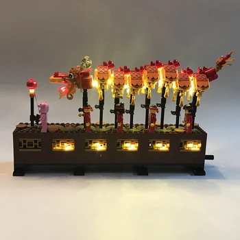 

USB Powered LED Light Building Block Accessory Kit for 80102 Chinese New Year Dragon Dance (LED Included Only)