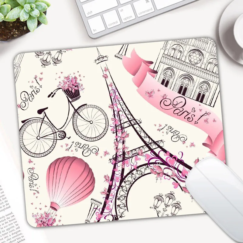 

Eiffel Tower Gaming Speed Mousepad Rubber Anti-slip Optical Mouse Pad Paris Mice Mat